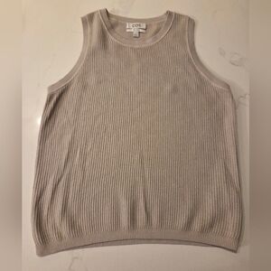 COS Light Beige Knit Tank Top